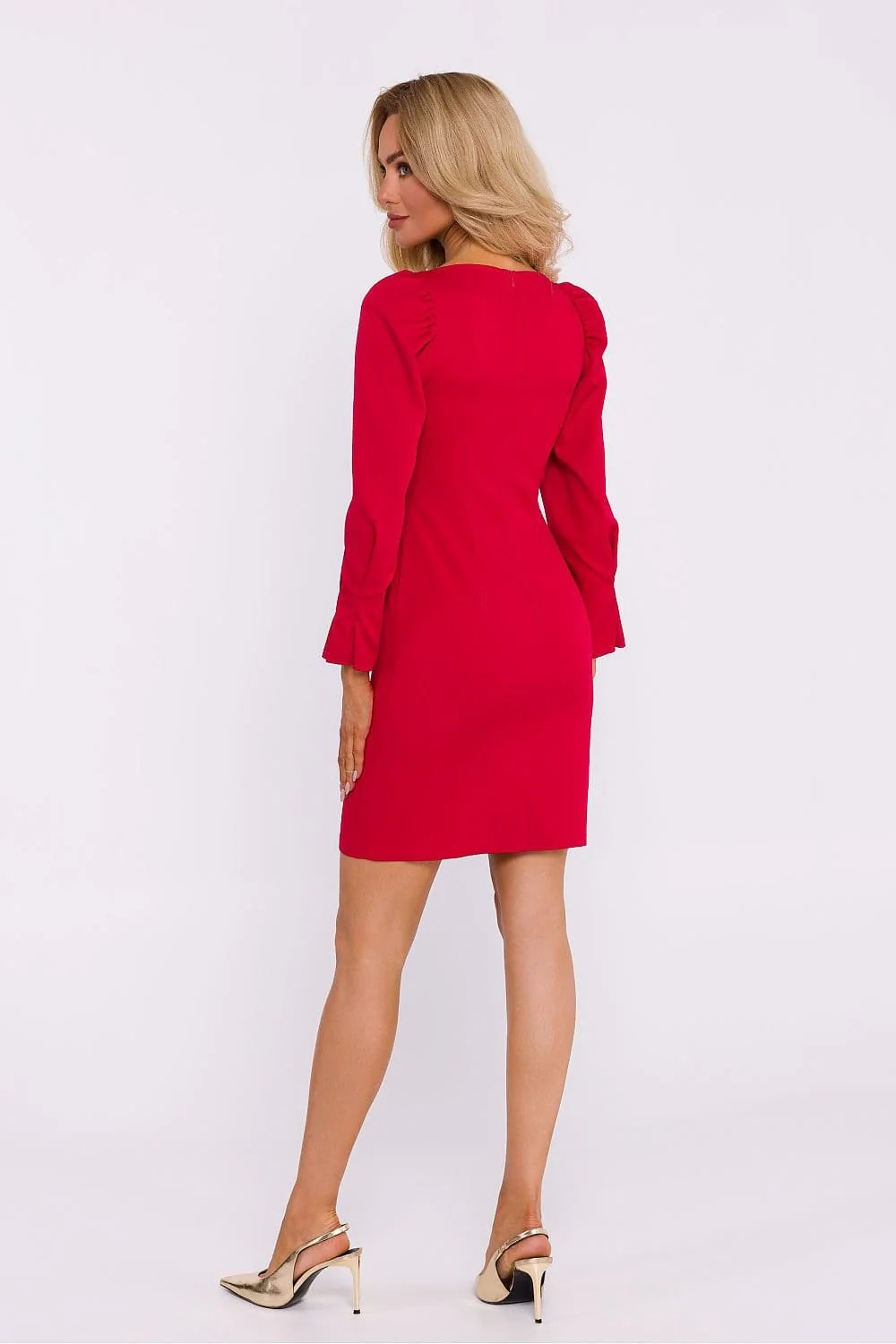 Robe de cocktail avec manches longues originales - Image 7