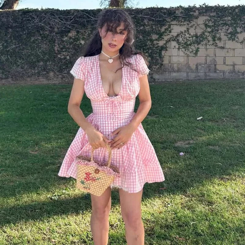 Robe été sexy courte évasée