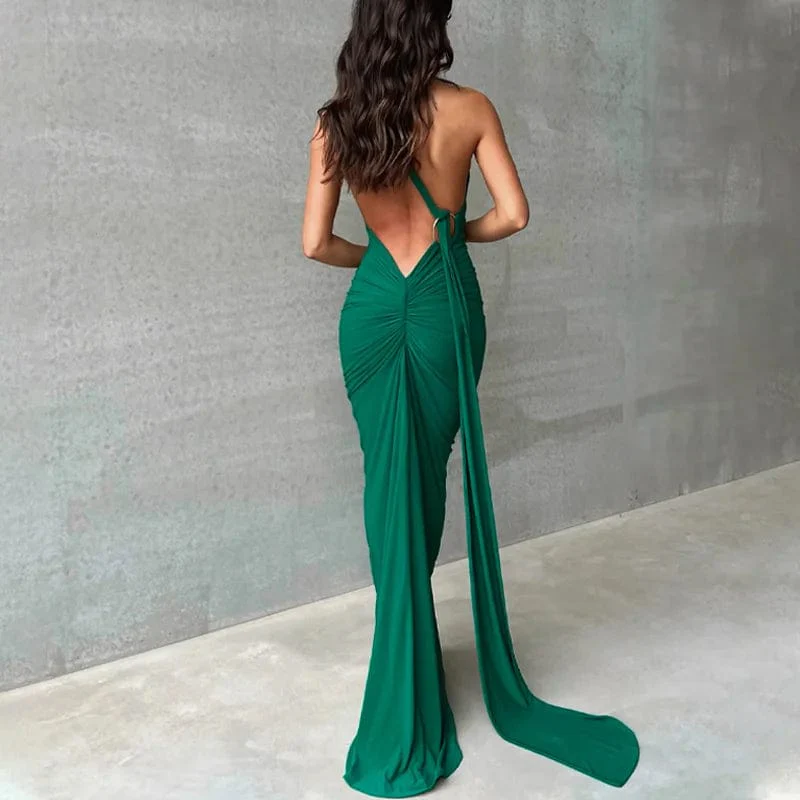 Robe longue dos nu chic - Image 8