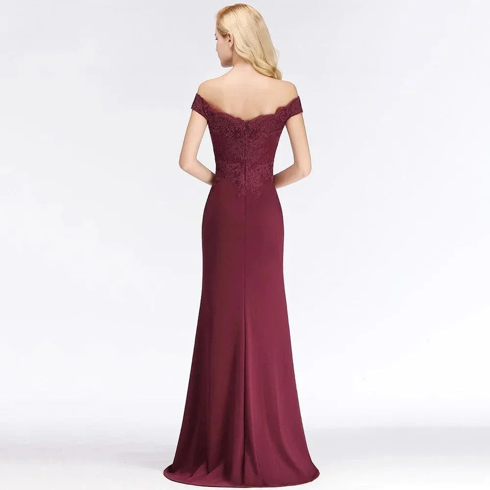 Robe pour mariage invité chic épaules dénudées - Image 7