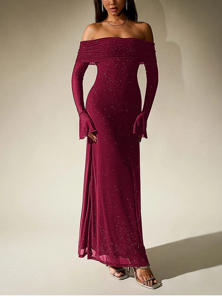 Robe de soirée chic à manches longues - Image 7