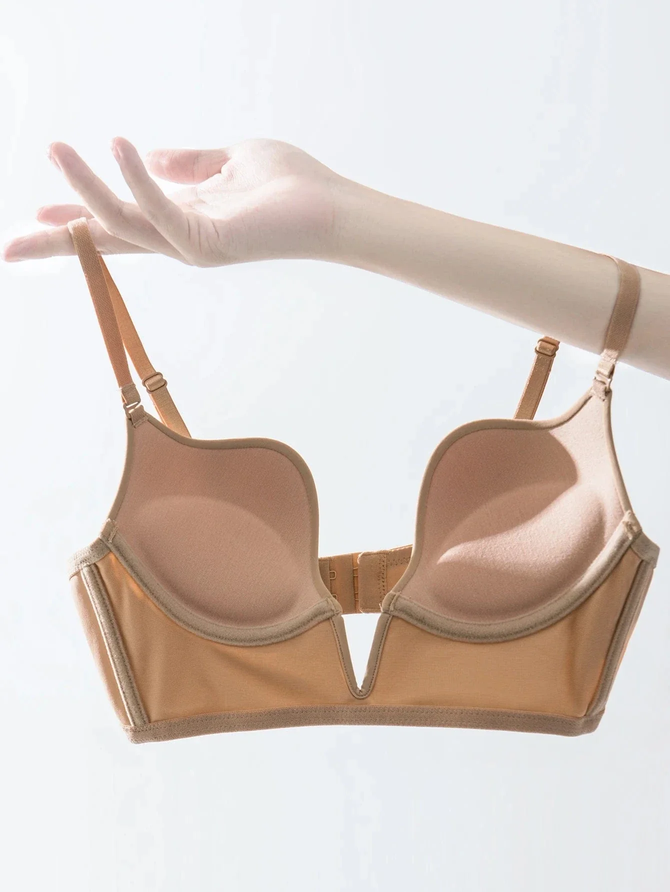 Soutien-gorge push-up beige - Image 3